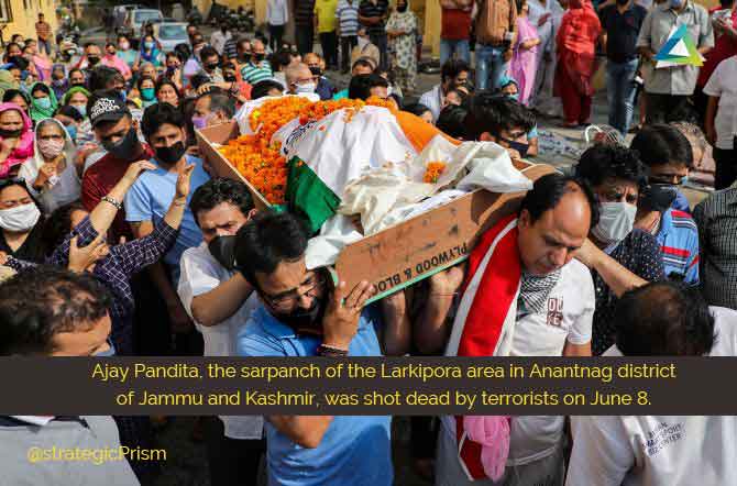 Ajay Pandita Funeral