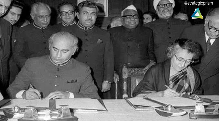 Signing of Shimla Agreement between India and Pakistan after 1971 war.